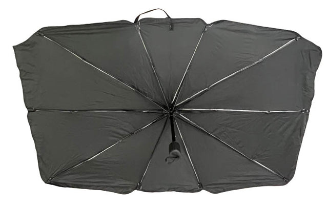 Ηλιοπροστασία Παρμπρίζ Αυτοκινήτου Εσωτερική 130x76cm μαύρο 31-950-0070