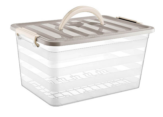 Φαγητοδοχείο με Καπάκι Kλιπ και Xειρολαβή 10 λίτρα 35x14x17,5cm Tns 32-800-1888