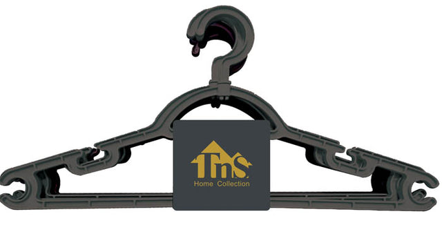 Κρεμάστρα Περιστρεφόμενη Πλαστική Σετ 3/τεμ Μαύρο TnS 32-800-1980