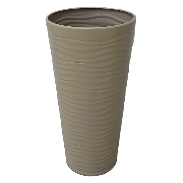 Γλάστρα Πλαστική Ψηλή Μόκα 30x60cm Tns