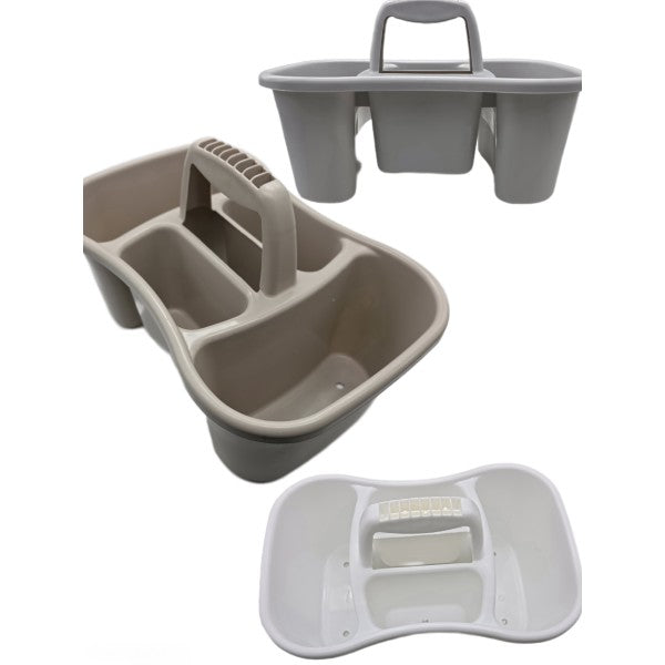 Πλαστική Θήκη Οργάνωσης Με Χερούλη 4 Χρώματα 38.3x24.5x24.5cm