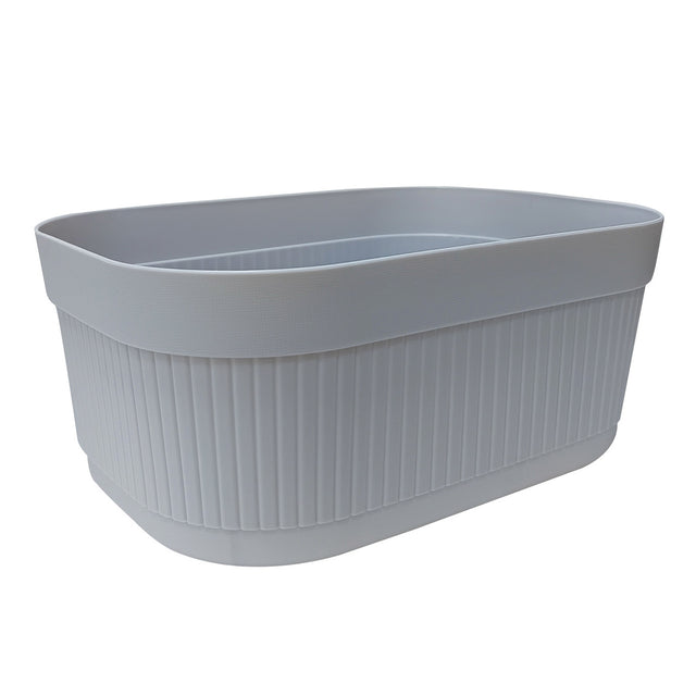 Καλάθι Τακτοποίησης Πλαστικό Ορθογώνιο Ανθρακί Χρώμα 25,5x19,8x10,5cm TnS 32-850-0008