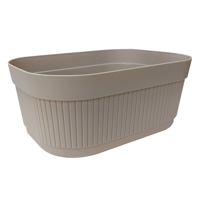 Καλάθι Τακτοποίησης Πλαστικό Ορθογώνιο Μπεζ Χρώμα 25,5x19,8x10,5cm TnS 32-850-0009