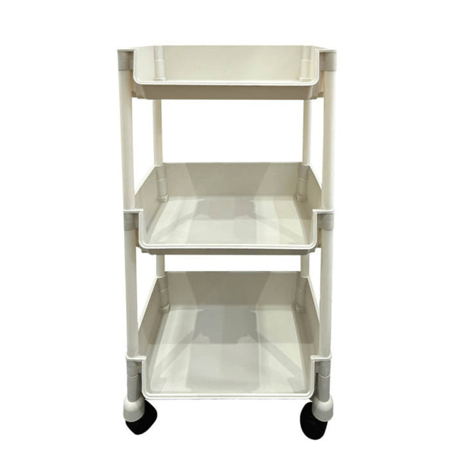 Μανάβης-Τρόλει Κουζίνας Πλαστική Μπεζ 3 Θέσεων 40x26x100cm TnS 32-950-1458