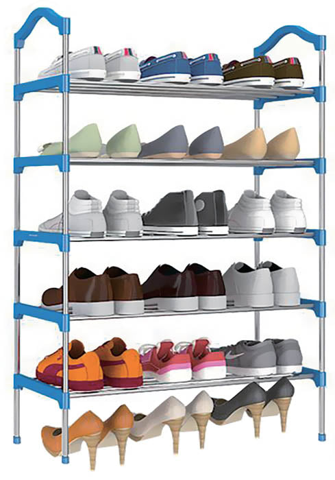 Παπουτσοθήκη Μεταλλική 60x28x102cm 5 Ράφια TnS 32-950-1470
