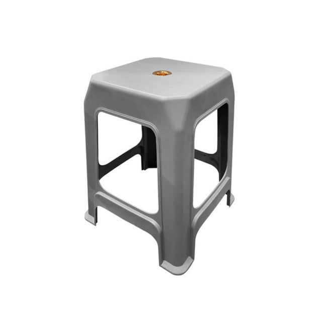 Σκαμπό Πλαστικό Ανοιχτό Γκρί Χρώμα TnS 32-950-1493