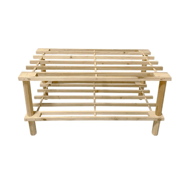 Παπουτσοθήκη Ξύλινη 63x26x29cm 2 Ράφια TnS 33-950-2341