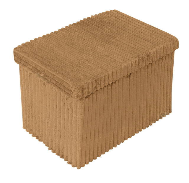 Σκαμπό Πτυσσόμενο με Αποθηκευτικό Χώρο Επενδυμένο με Ύφασμα RABBIT 49x31x30cm 3 ΧΡΩΜΑΤΑ