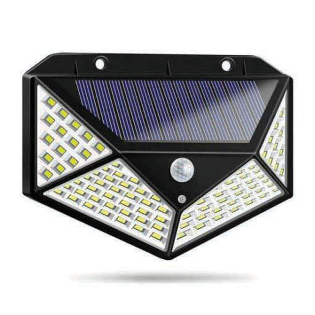 Ηλιακό Φωτιστικό Επιτοίχιο 100 Led