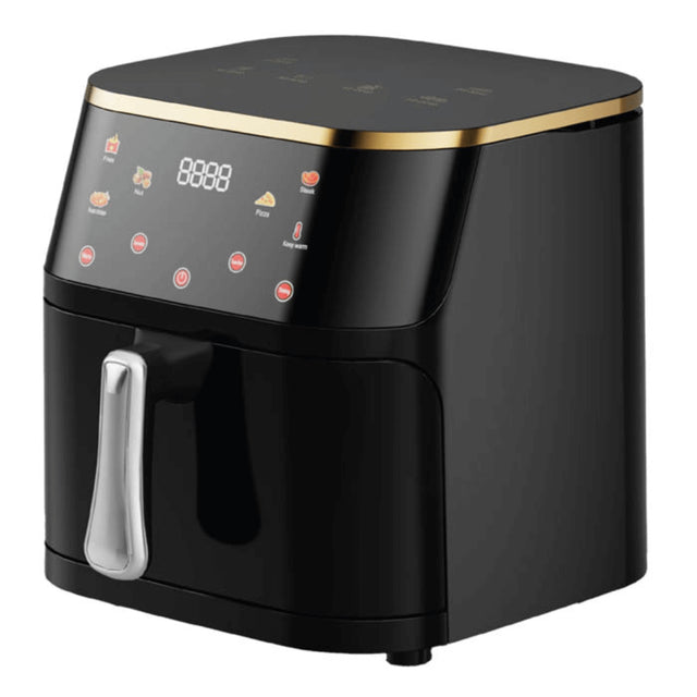 Φριτέζα Αέρος Air Fryer Digital 1800W Μαύρη με Αποσπώμενο Κάδο 10lt και Ψηφιακή Οθόνη TnS 10L 4