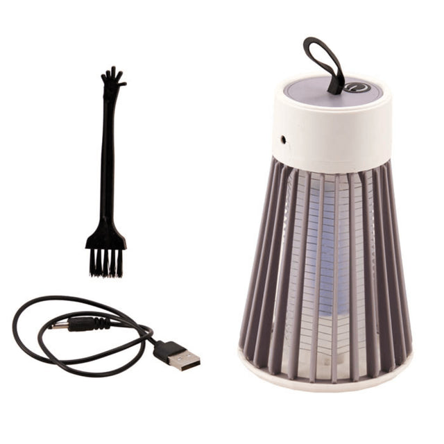 Ηλεκτρική Λάμπα Εντομοπαγίδα Μαύρη με Μπαταρία 800mAh TnS 35-950-1122