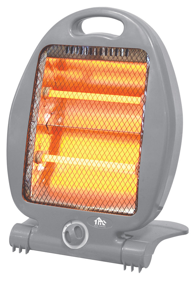 Σόμπα Χαλαζίας 800watt με 2 λάμπες σε γκρι χρώμα 26x15x38cm 35-950-1155