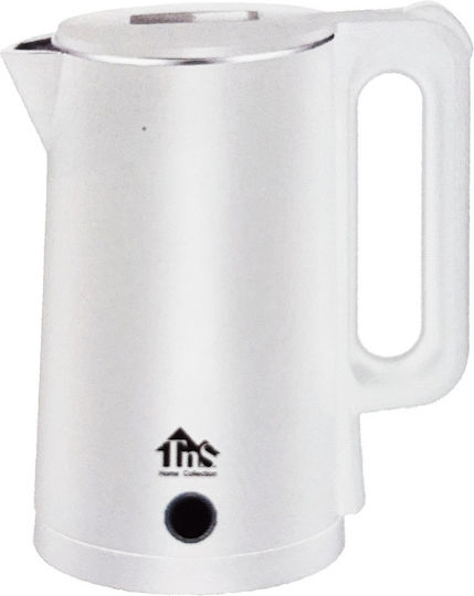 Βραστήρας Ηλεκτρικός Ανοξείδωτος Λευκός 2lt 1500W Tns