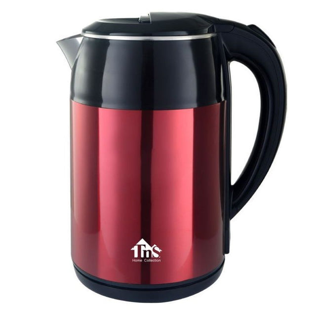 Βραστήρας Ηλεκτρικός Ανοξείδωτος Κόκκινος 2.3lt 1500W Tns