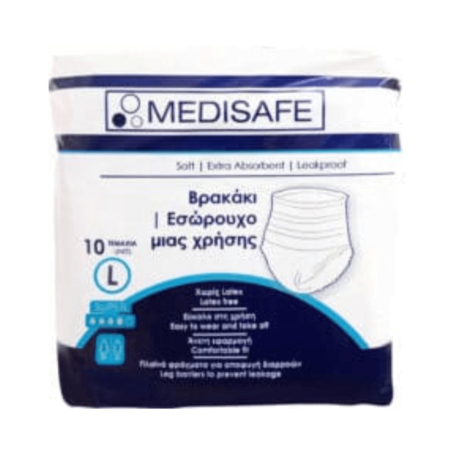 Βρακάκι LARGE 10/τεμ MEDISAFE