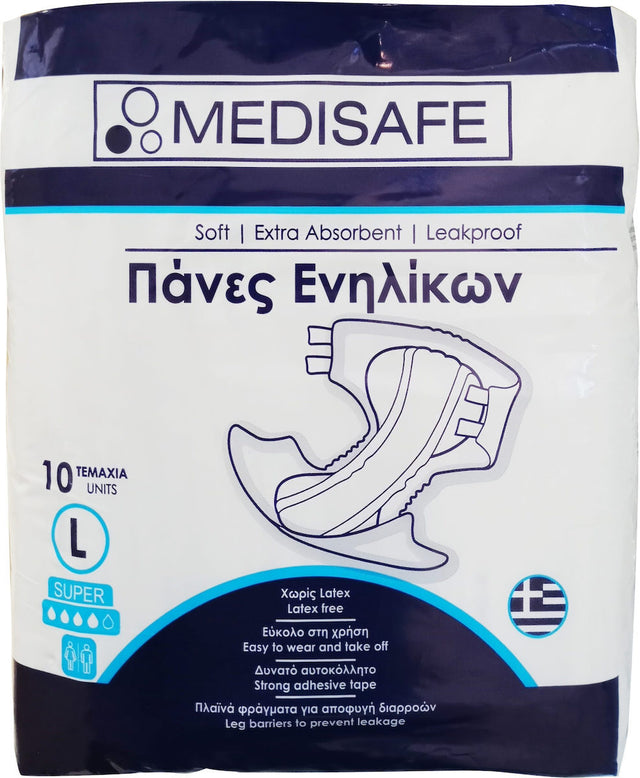 Βρακάκι XLARGE 10/τεμ MEDISAFE