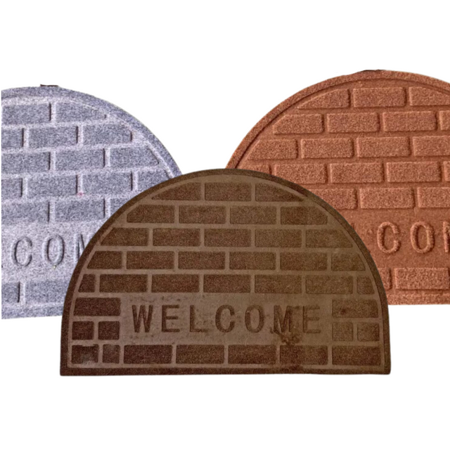 Πατάκι Εξώπορτας Μοκέτα Μισοφέγγαρο 37x57cm TnS 39-950-2417