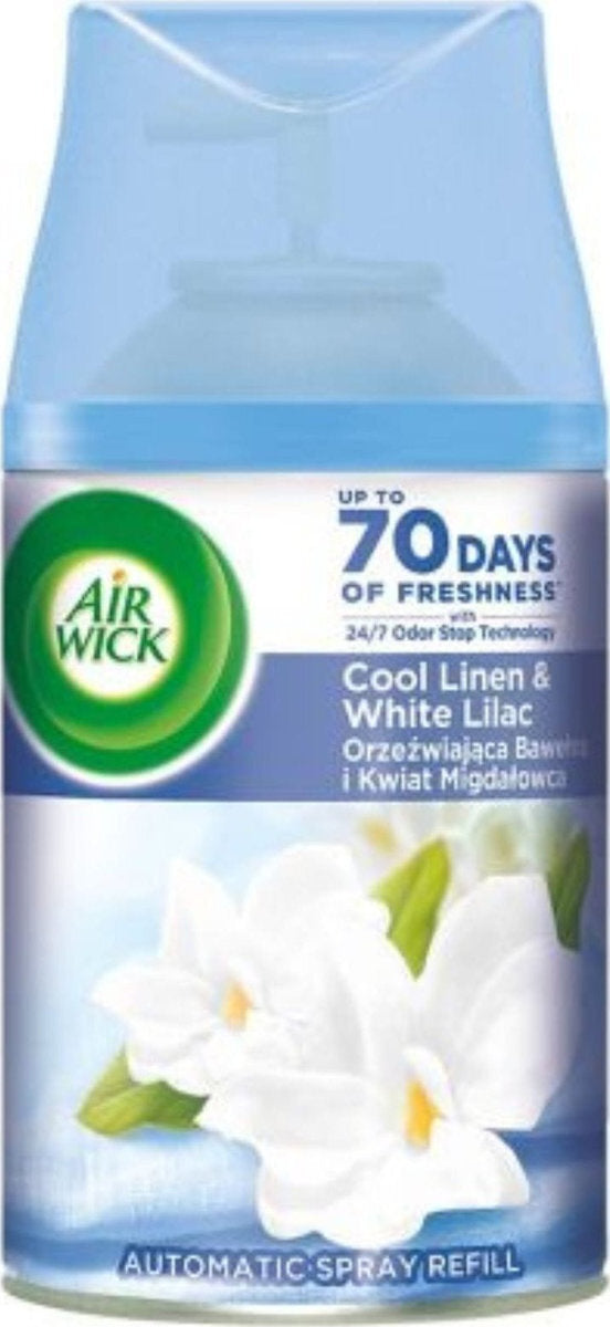 Ανταλλακτικό Αποσμητικό Χώρου 250ml Airwick Freshmatic Cool Linen Αρωματικά Χώρου