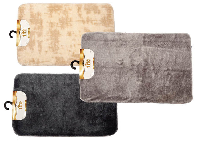 Πατάκι Μπάνιου Αντιολισθητικό Γούνα 50x80cm 4 Χρώματα TnS