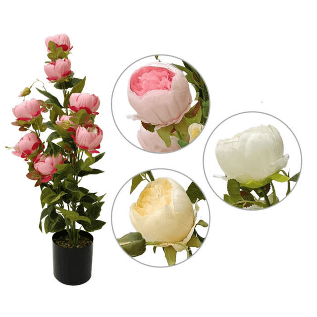 Φυτό Τεχνητό σε Γλαστράκι Λουλούδι 64cm TnS 05-950-3225