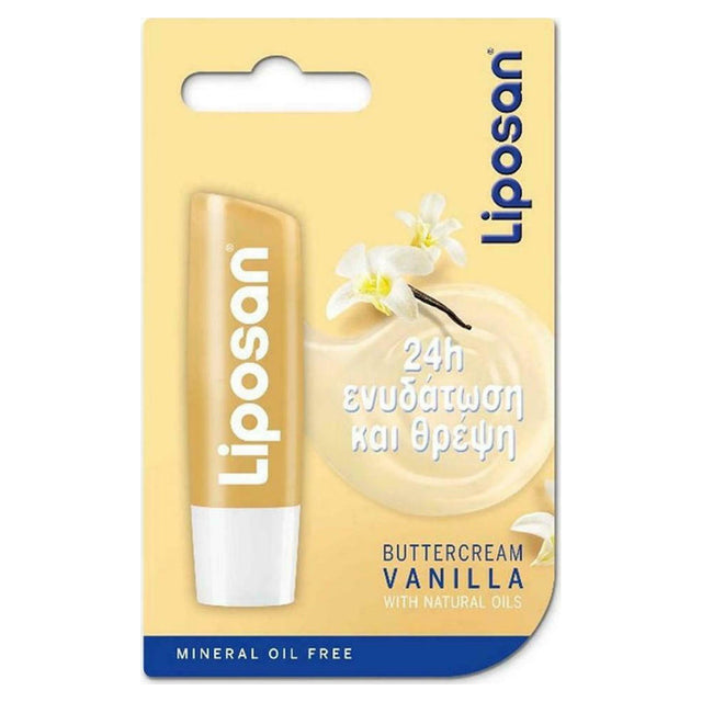 Liposan Fruity Shine Lip Balm για Σκασμένα Χείλη Vanilla Buttercream 4.8gr