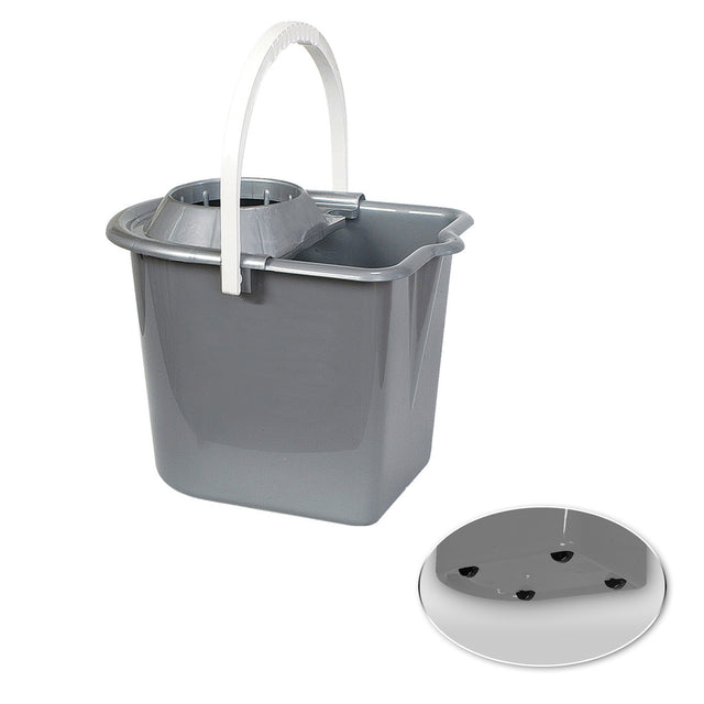 Κουβάς Νο226 Οβαλ με Ρόδες με Στίφτη 15lt Cyclops