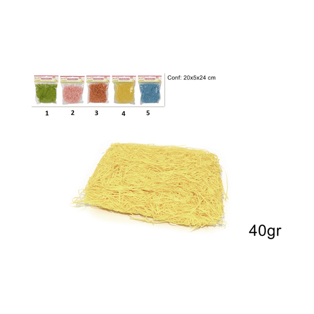 Χόρτο Χάρτινο Σακούλα 40gr Διακοσμητικό Welkhome