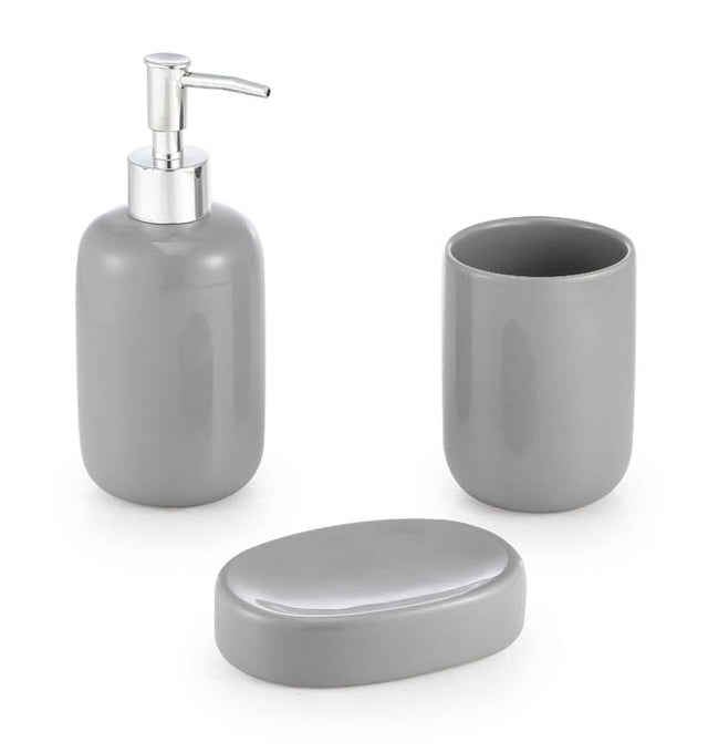 Σετ Αξεσουάρ Μπάνιου 3τμχ. Κεραμικό TnS 04-950-1326