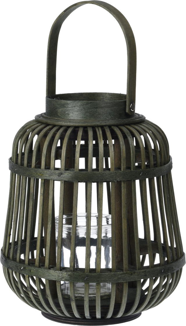 Φανάρι BAMBOO 24X19CM Χακί Χρώμα