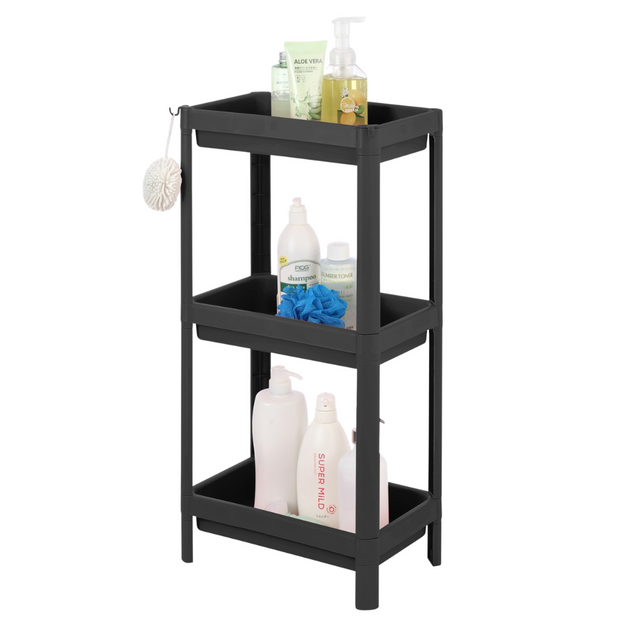 Ραφιέρα Πλαστική Άσπρη με 3 Ράφια TnS 04-950-1312