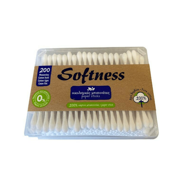 Μπατονέτες Softness 200τμχ