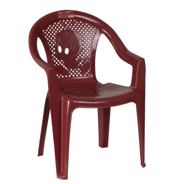 Καρεκλάκι Παιδικό Πλαστικό με Πλάτη Λαχανί 40x34x31cm Viosarp