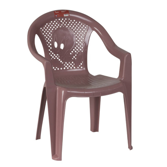 Καρεκλάκι Παιδικό Πλαστικό με Πλάτη Λαχανί 40x34x31cm Viosarp