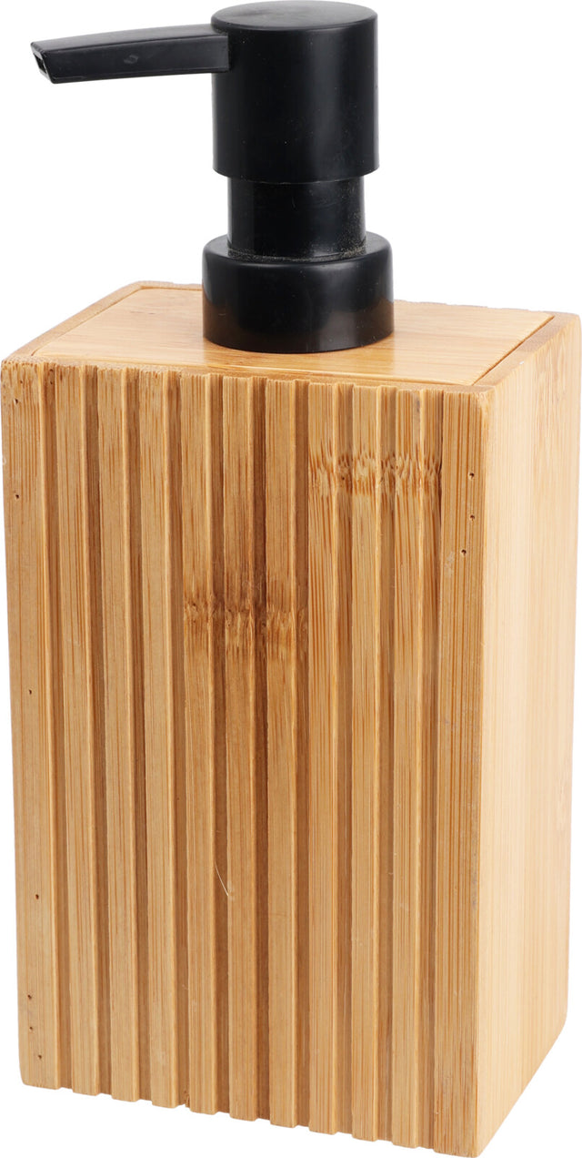 Dispenser- Αντλία Κρεμοσάπουνου από Bamboo 8x6x19cm