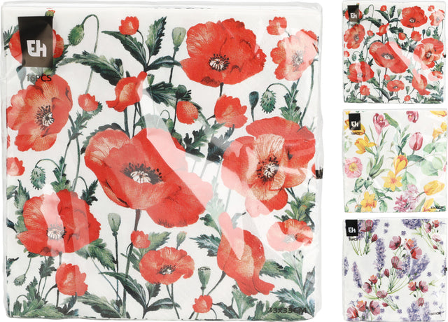 Χαρτοπετσέτες 33X33CM Σετ 16/τεμ