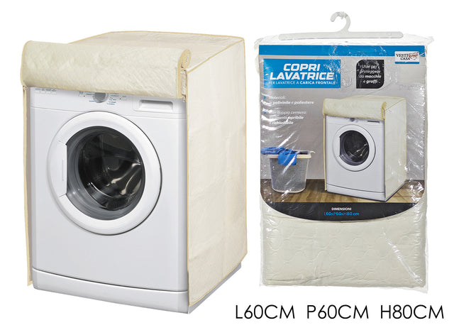 Κάλυμμα Πλυντηρίου Ρούχων Μπέζ 60x60x80cm