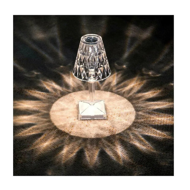 Φωτιστικό Λαμπατέρ Επιτραπέζιο ''DIAMOND'' με Επαναφορτιζόμενη Μπαταρία TnS 35-950-1133