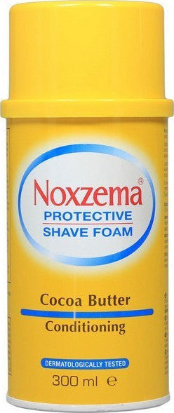 Αφρός ξυρίσματος 300ml Noxzema Shaving Foam Cocoa Butter για Ευαίσθητες Επιδερμίδες