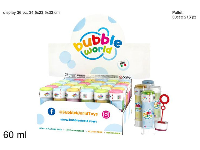 Σαπουνόφουσκες 60ml (Διάφορα Σχέδια) 1τμχ