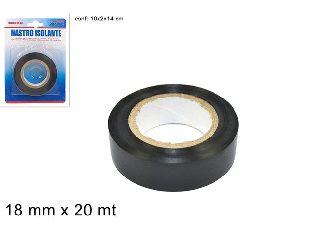 Μονωτική Ταινία 20metra x 18mm μαύρη 1Τεμ. Welkhome