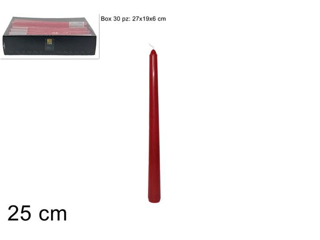 Κερί για Κηροπήγιο Κόκκινο 25cm