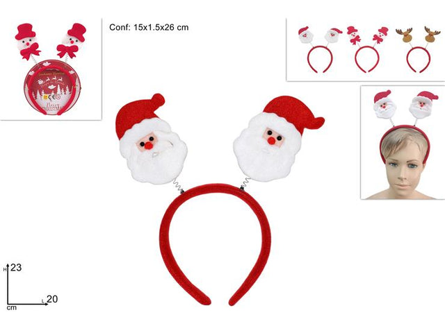 Στέκα Μαλλιών Χριστουγεννιάτικη Διάφορες Φιγούρες 20cm