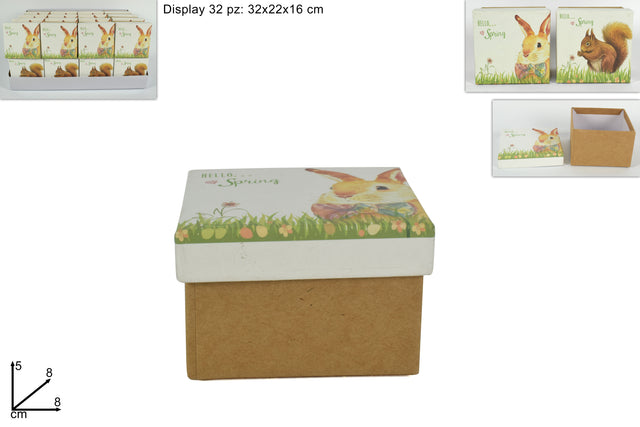 Κουτί Αποθήκευσης Πασχαλινό 8x8x5cm