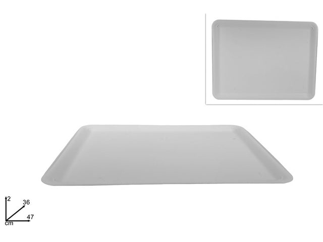 Δίσκος Σερβιρίσματος Χρώμα Λευκό 36x47x2cm