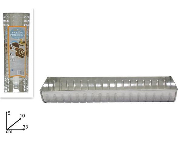Φόρμα Κέικ Ζαχαροπλαστικής Ορθογώνια από Αλουμίνιο 33x10x5εκ.