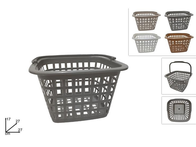 Καλάθι για Μανταλάκια από Πλαστικό 27x27x17cm Welkhome