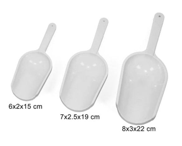 Δοσομετρητές Πλαστικοί 15x6x2 & 19x7x2.5 & 22x8x3 cm 3 Τεμ. Art. SF1789WHITE Welkhome