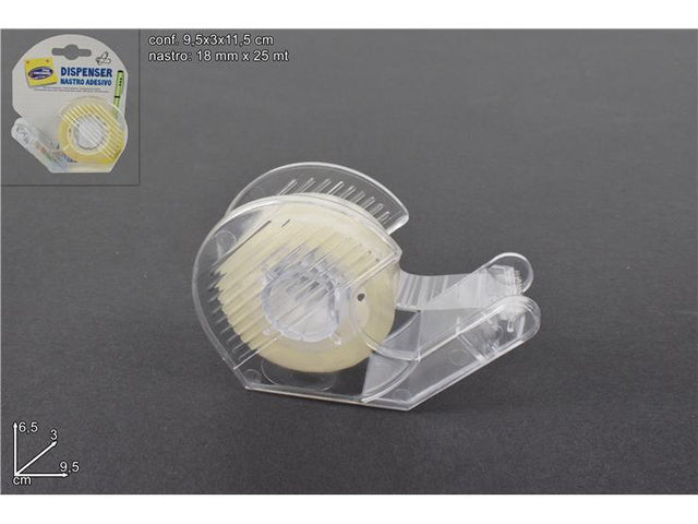 Σελοτέιπ με Βάση 6.5x3x9.5cm (18mm - 25mt)