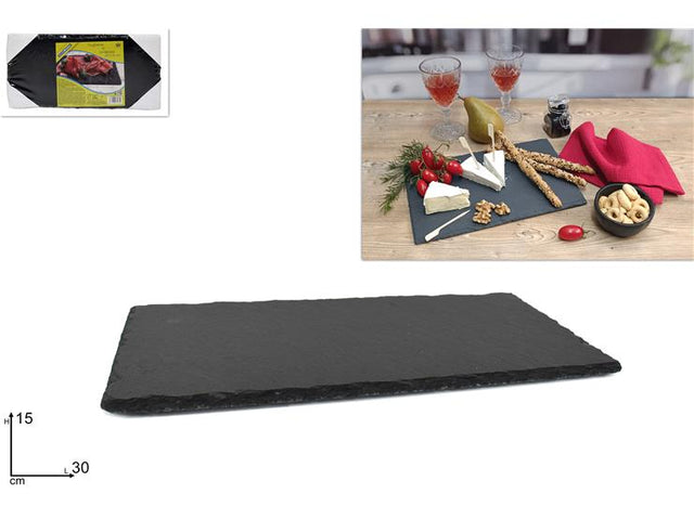 Πλατώ Σερβιρίσματος Φυσική Πέτρα 30x15cm