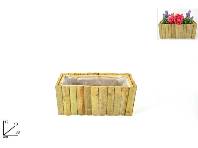 Ζαρντινιέρα Ξύλινη 12x13x28cm